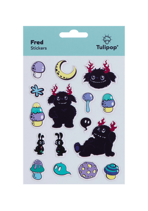 Tulipop Puffy Stickers (4 Pack) Fred